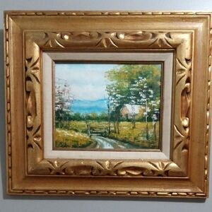 Gold Framed Landscape Painting